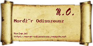 Morár Odisszeusz névjegykártya
